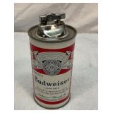 Budweiser metal beer can lighter