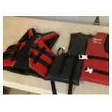 Two ski vests