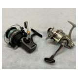 Two Shimano fishing reels