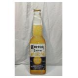 Corona tin metal sign. 22 inches tall.