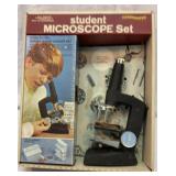 Gilbert student illuminated microscope set