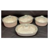 Corning ware casserole set with lids