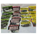 22 bags of soft plastic lures