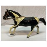 Breyer black and white Western Pony