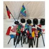 35 plus table flags. 17 stands