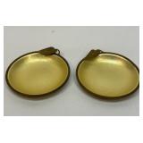 1950s Evans guilloche enamel trinket dish or