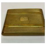 Vtg Evans gold tone cigarette case