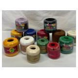 Large lot of new cotton crochet thread