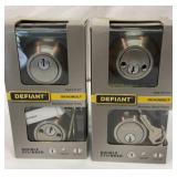 Two new double cylinder deadbolts