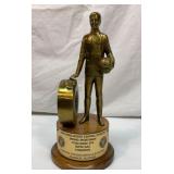 NHRA solid brass championship trophy