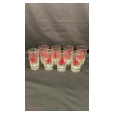 Virginia Dare Red Robin cocktail recipe glasses