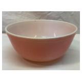 Pink Pyrex bowl. 2 1/2 quart.