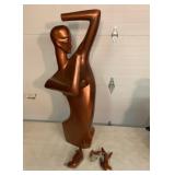 Solid body mannequin torso. 43 inches tall.
