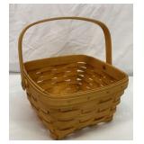 Longaberger basket.  9 inches wide.