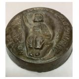 Antique National Lead Co. paperweight. 3.5 lbs