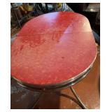 Vtg Formica oval table
