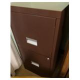 Two drawer file cabinet
