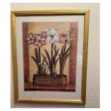 Gold colored  frame wall print
