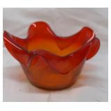 Aberina glass candy dish