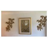 Two large Syroco wall art pieces