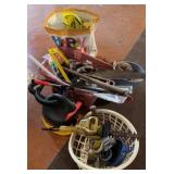 Tools, salt, shop vac, etc.
