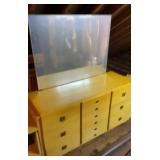 MCM 10 drawer dresser with mirror
