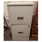 Two drawer file cabinet