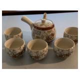 Asian tea set and cups
