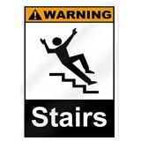 STAIRS WARNING