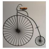 Large metal bicycle wall art