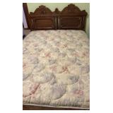 Queen size bed with headboard
