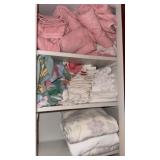 Contents of bathroom closet