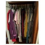 Contents of bedroom closet