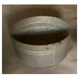 Galvanized tub