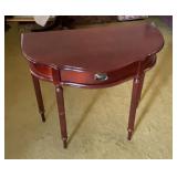 Half table with drawer