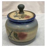 Vtg stonware grease jar