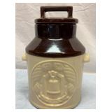 Ceramic Liberty Bell milk jug cookie jar