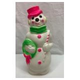 Vtg 1968 Empire snowman blow mold