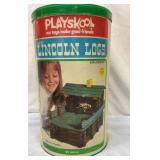Vtg 1977 Play School Lincoln Logs Explorer set