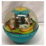 Vtg Fisher-Price roly poly chime ball