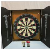 Cheers dartboard set and cabinet