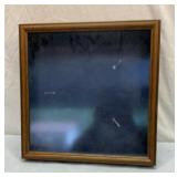 Shadowbox frame with glass front