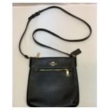 Small black Coach crossbody purse. Authentic.