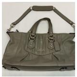 Light gray Coach purse. Authentic.