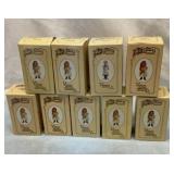 Nine Jan Hagara Christmas ornaments