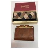 Two new Buxton leather wallets