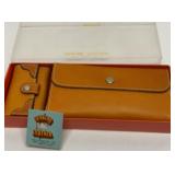 New Sanford leather wallet and key holder set