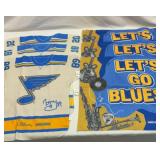Six St. Louis Blues rally towels