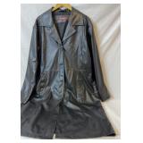 Jennyfer.J  faux leather trench coat