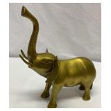 Solid brass elephant